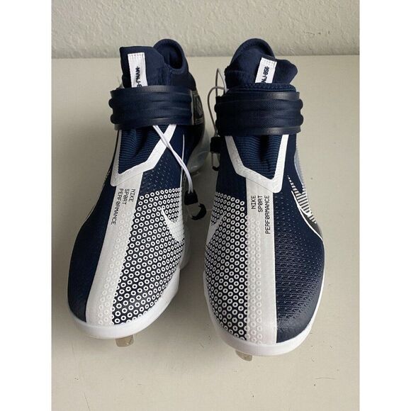 Mens Sz 14 Nike Force Zoom Mike Trout 7 Baseball Cleats CI3134-403 Blue White - Picture 2 of 11